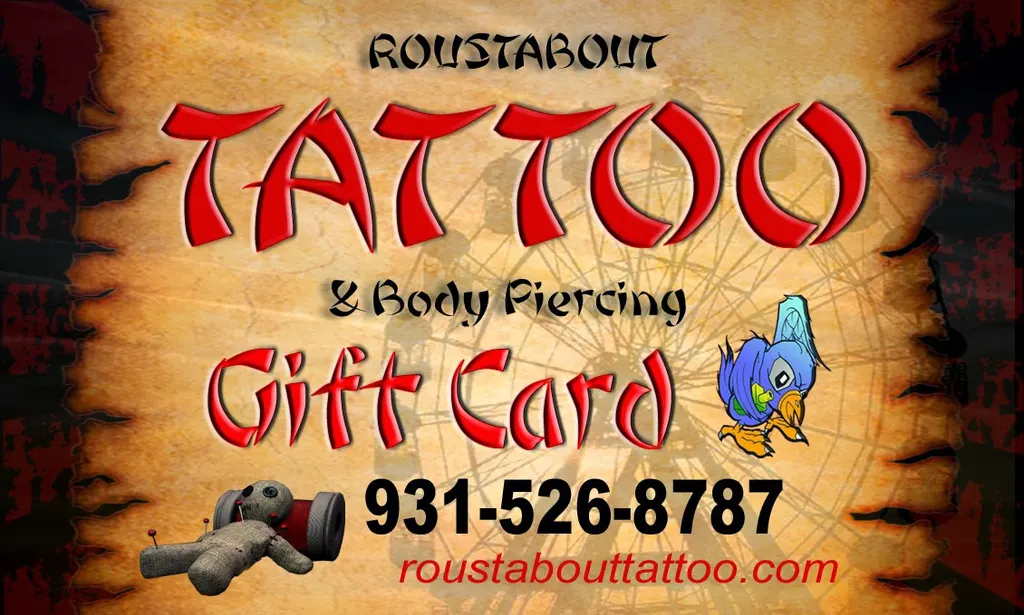 Roustabout Tattoo And Body Piercing — Tattoo shop in Cookeville